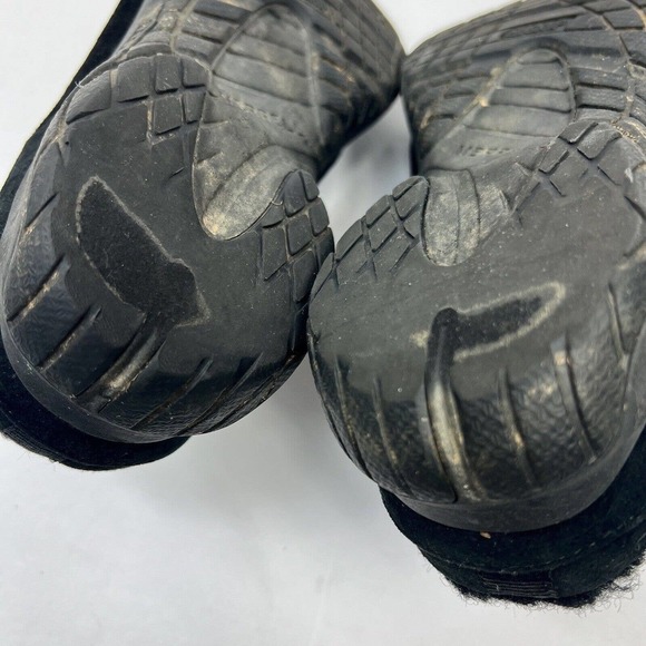 Merrell Black Encore Ice suede Mule Slides Clogs Sz 7 Sherpa Wool Lined Slip On - Picture 8 of 8